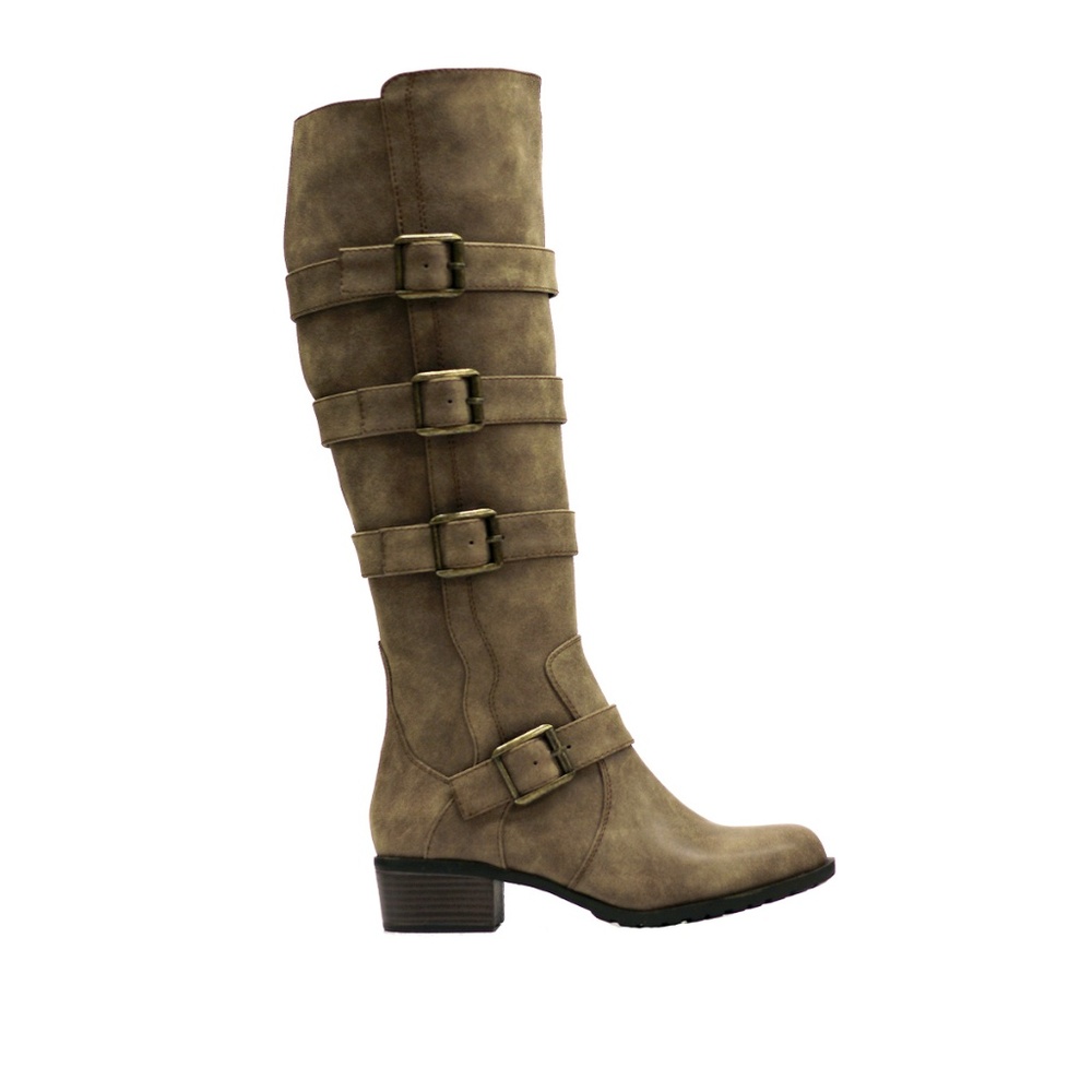 New Vintage Brown Extra Wide Calf Riding Boot NWT - Picture 2 of 3